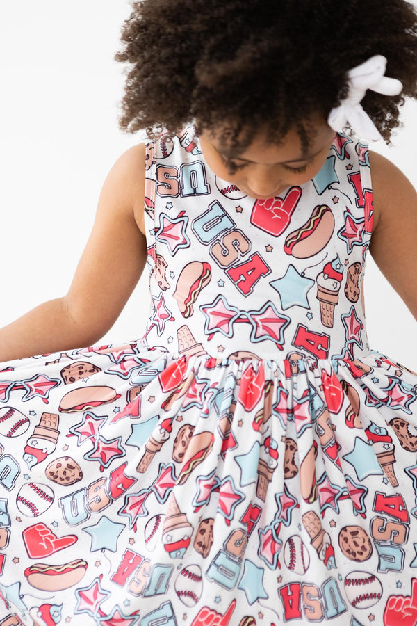 red-white-bbq-tank-twirl-dress Mila &  Rose - Sophia's Style-Red, White & BBQ Tank Twirl Dress-6-12M--1